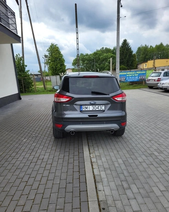 Ford Kuga cena 50999 przebieg: 161000, rok produkcji 2015 z Przecław małe 232